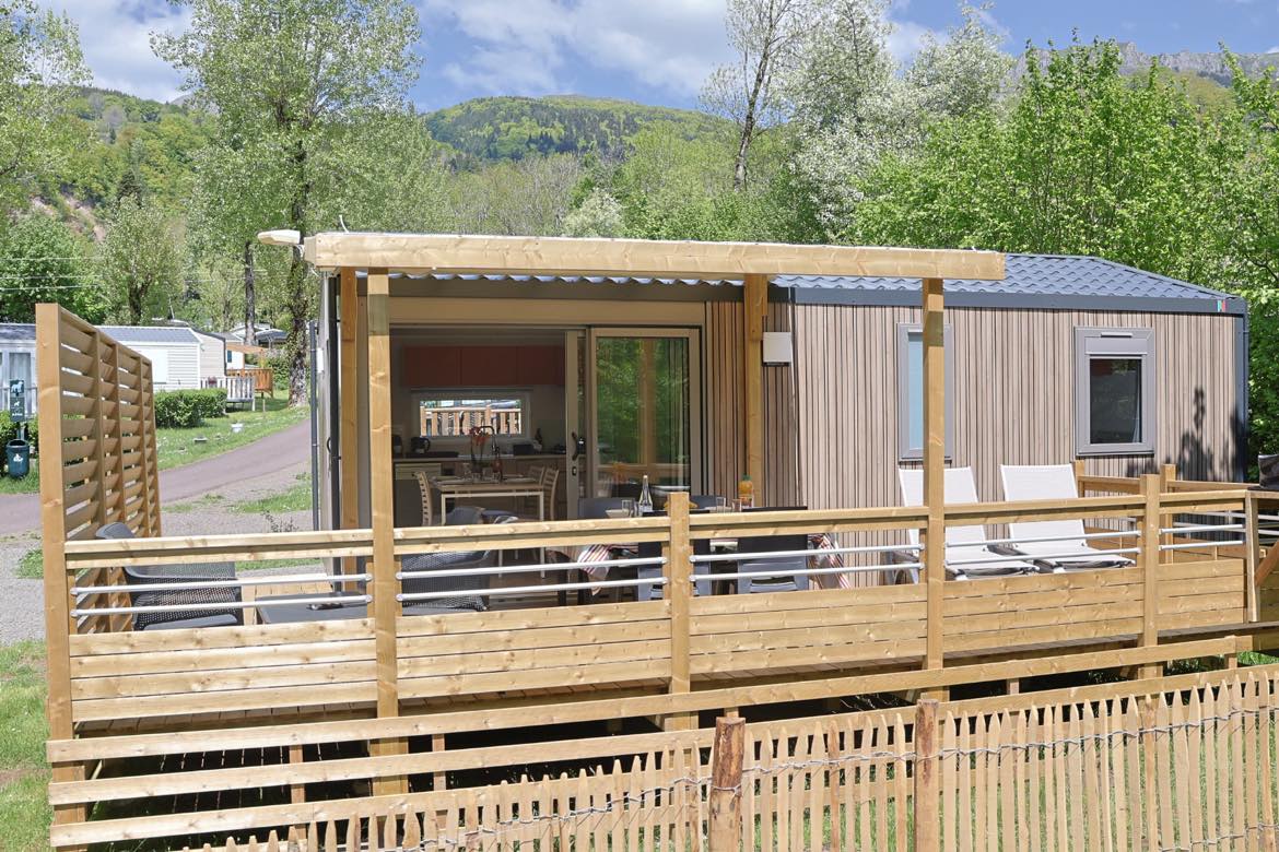 Mobil-home PREMIUM 29m² – 2 chambres – 4 per.  Modèle RIDEAU Bergame