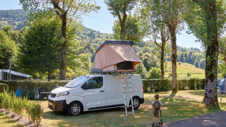 camping avec emplacement la bourboule